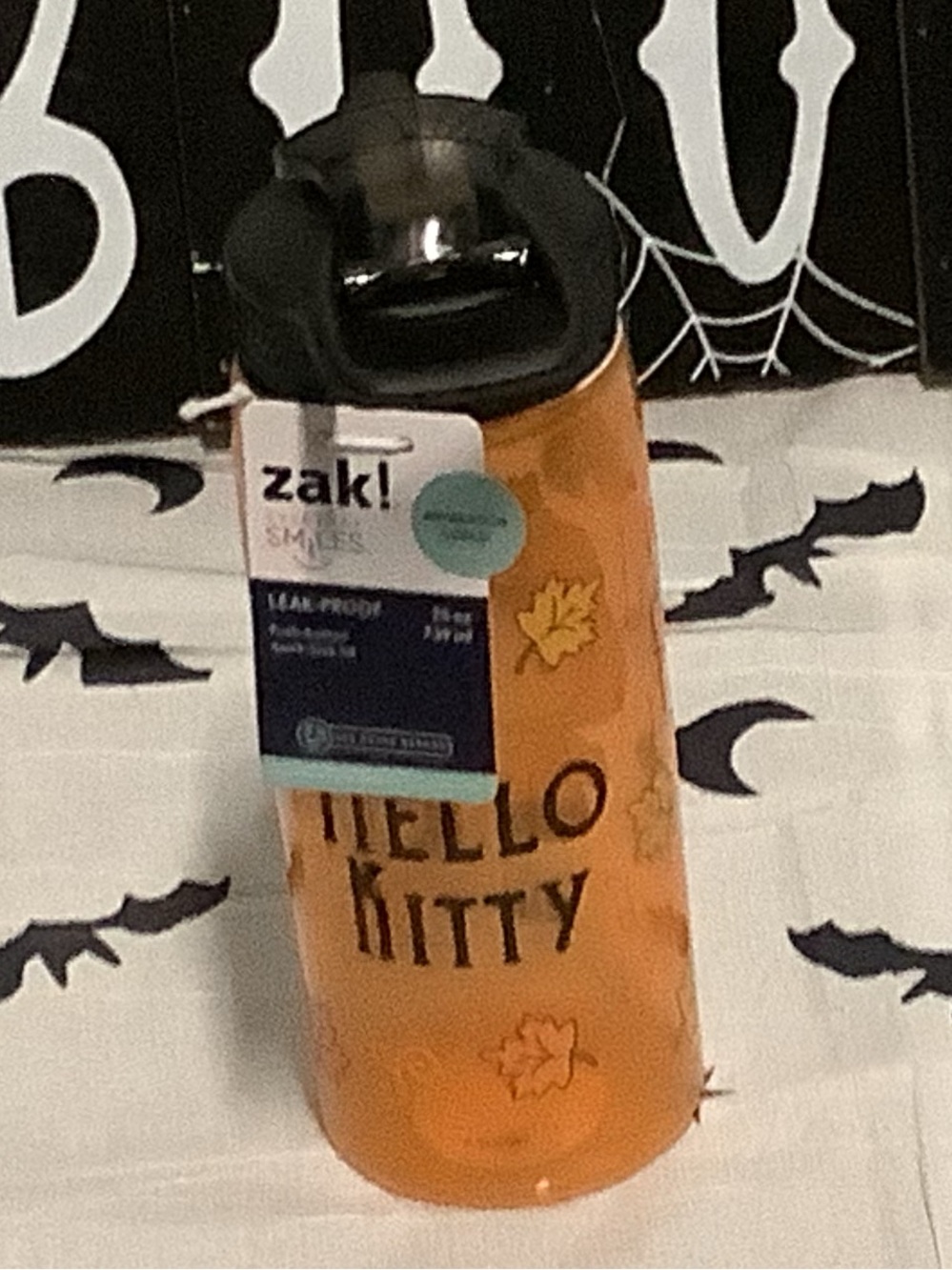 Hello Kitty Orange Leak-Proof 25 oz  Travel Bottle